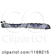 Cartoon Of A Caterpillar Royalty Free Vector Illustration