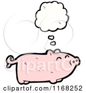 Poster, Art Print Of Thinking Pig