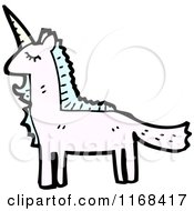 Cartoon Of A Unicorn Royalty Free Vector Illustration