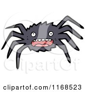 Cartoon Of A Spider Royalty Free Vector Illustration
