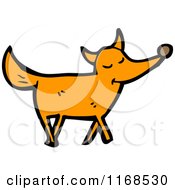 Cartoon Of A Fox Royalty Free Vector Illustration