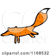 Cartoon Of A Fox Royalty Free Vector Illustration