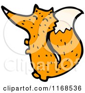 Cartoon Of A Fox Royalty Free Vector Illustration