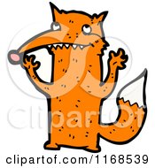 Cartoon Of A Fox Royalty Free Vector Illustration