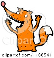 Cartoon Of A Fox Royalty Free Vector Illustration