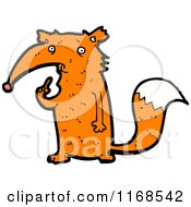 Cartoon Of A Fox Royalty Free Vector Illustration