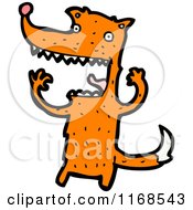 Cartoon Of A Fox Royalty Free Vector Illustration