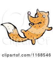 Cartoon Of A Fox Royalty Free Vector Illustration