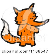 Cartoon Of A Fox Royalty Free Vector Illustration