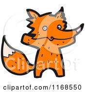 Cartoon Of A Fox Royalty Free Vector Illustration