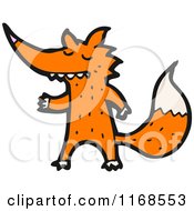 Cartoon Of A Fox Royalty Free Vector Illustration