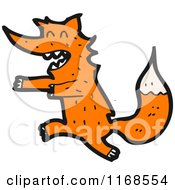 Cartoon Of A Fox Royalty Free Vector Illustration