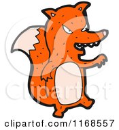 Cartoon Of A Fox Royalty Free Vector Illustration