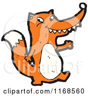 Cartoon Of A Fox Royalty Free Vector Illustration