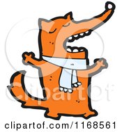 Cartoon Of A Fox Royalty Free Vector Illustration