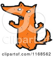 Cartoon Of A Fox Royalty Free Vector Illustration