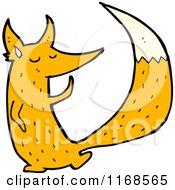 Cartoon Of A Fox Royalty Free Vector Illustration