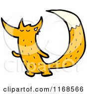 Cartoon Of A Fox Royalty Free Vector Illustration