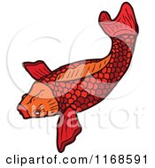 Poster, Art Print Of Red Koi Fish