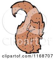 Cartoon Of A Squirrel Royalty Free Vector Illustration
