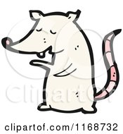 Poster, Art Print Of White Mouse Or Rat