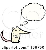 Poster, Art Print Of Talking White Mouse Or Rat