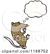 Poster, Art Print Of Thinking Mouse Or Rat