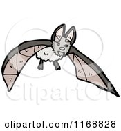 Cartoon Of A Vampire Bat Royalty Free Vector Illustration