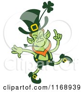 Poster, Art Print Of Dancing St Patricks Day Leprechaun