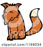 Cartoon Of A Fox Royalty Free Vector Illustration