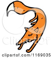 Cartoon Of A Fox Royalty Free Vector Illustration