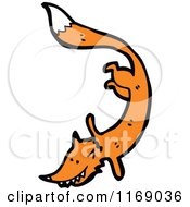 Cartoon Of A Fox Royalty Free Vector Illustration