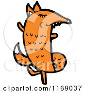 Cartoon Of A Fox Royalty Free Vector Illustration