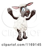 Poster, Art Print Of Happy Sheep Standing