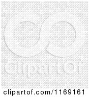 Clipart Of A 3d White Circle Mosaic Pattern Royalty Free Vector Illustration