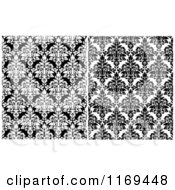 Poster, Art Print Of Black And White Damask Patterns