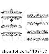 Poster, Art Print Of Black And White Floral Frames