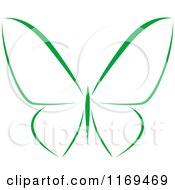 Poster, Art Print Of Green Butterfly