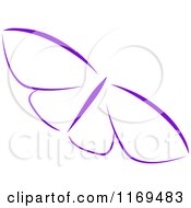 Poster, Art Print Of Purple Butterfly