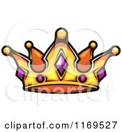 Gold Crown Adorned With Gems