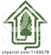Poster, Art Print Of Green Leaf House