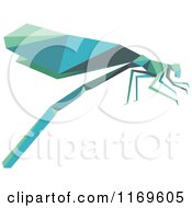 Poster, Art Print Of Origami Dragonfly