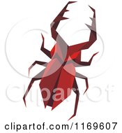 Poster, Art Print Of Origami Stag Beetle