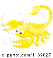 Poster, Art Print Of Cute Yellow Scorpion