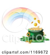 Poster, Art Print Of Rainbow And A Leprechauns Pot Of Gold