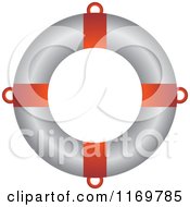 Poster, Art Print Of Red And White Life Buoy