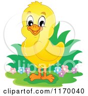 Poster, Art Print Of Happy Cute Yellow Chick