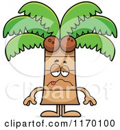 Poster, Art Print Of Sick Coconut Palm Tree Mascot