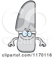 Cartoon Of A Happy Knife Mascot Royalty Free Vector Clipart