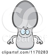 Cartoon Of A Happy Spoon Mascot Royalty Free Vector Clipart by Cory Thoman